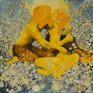 Original Figurative Love Paintings by Amy Dury