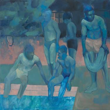 Original Figurative Men Paintings by Amy Dury