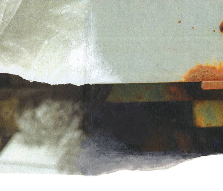 Original Contemporary Abstract Collage by Libby Saylor