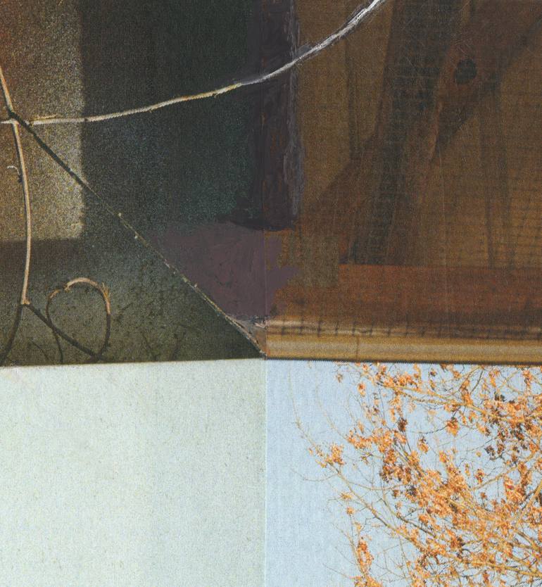 Original Contemporary Abstract Collage by Libby Saylor