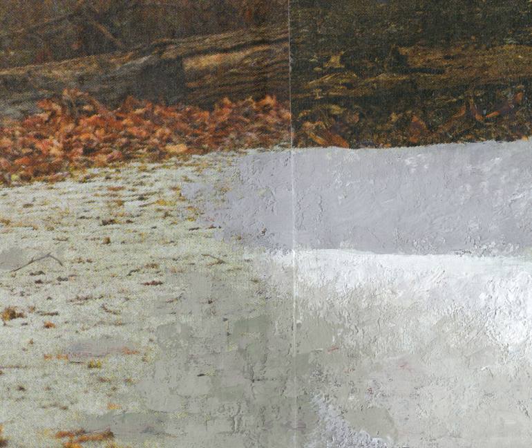 Original Contemporary Abstract Collage by Libby Saylor