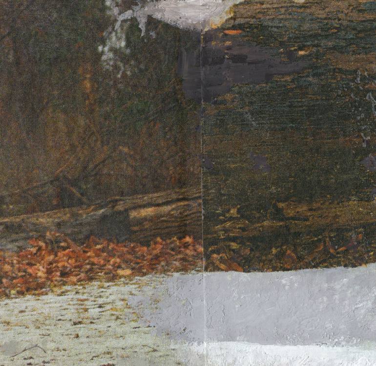 Original Contemporary Abstract Collage by Libby Saylor