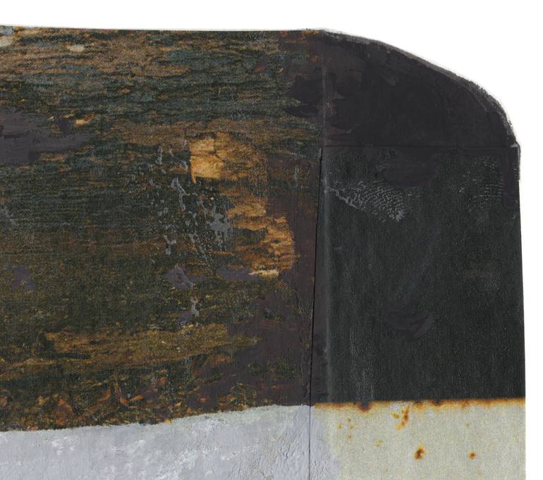 Original Contemporary Abstract Collage by Libby Saylor