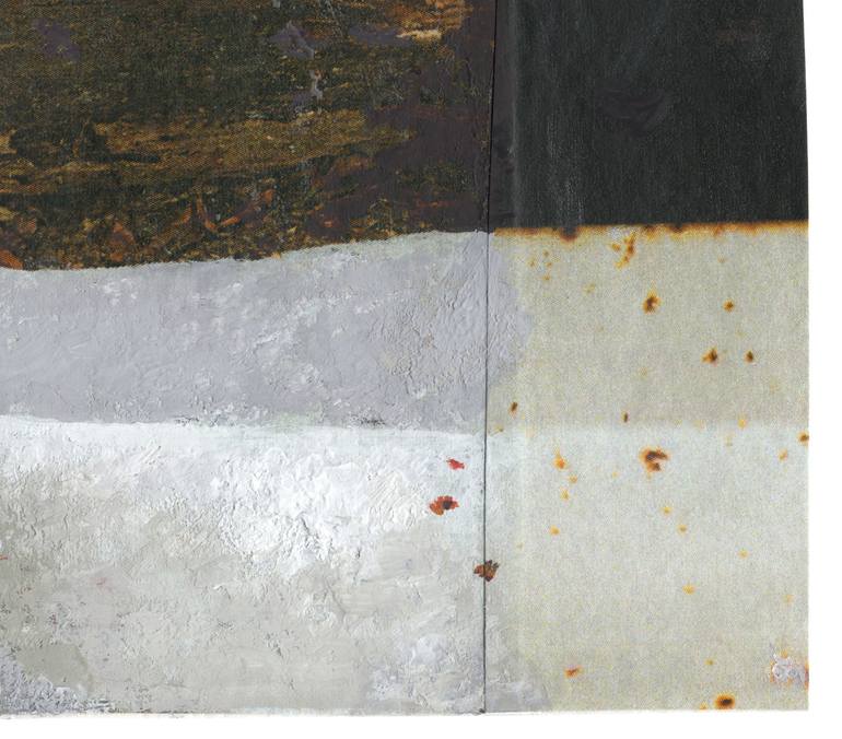 Original Contemporary Abstract Collage by Libby Saylor