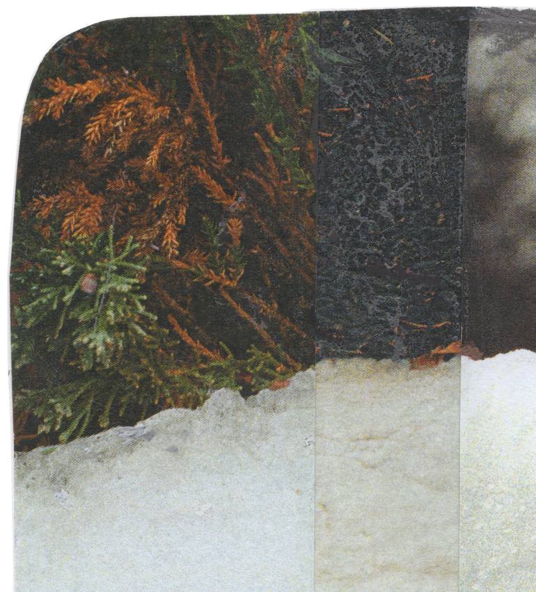 Original Contemporary Abstract Collage by Libby Saylor