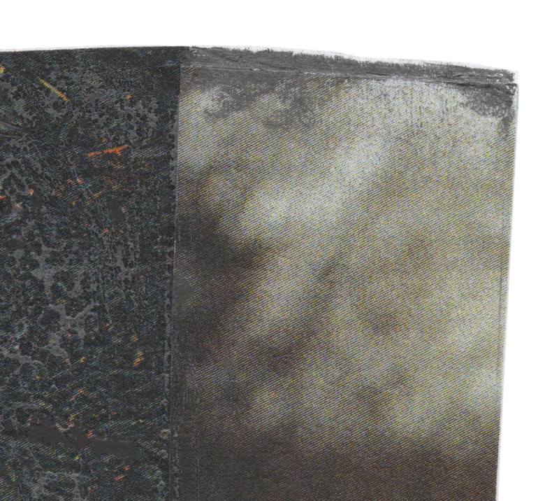 Original Contemporary Abstract Collage by Libby Saylor