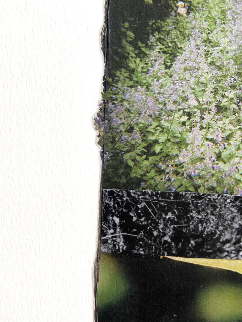 Original Surrealism Abstract Collage by Libby Saylor