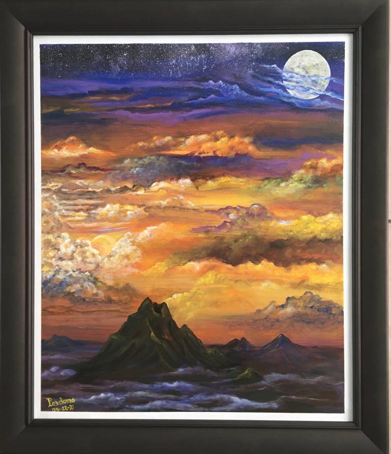 Original Surrealism Nature Painting by Pablo Perdomo
