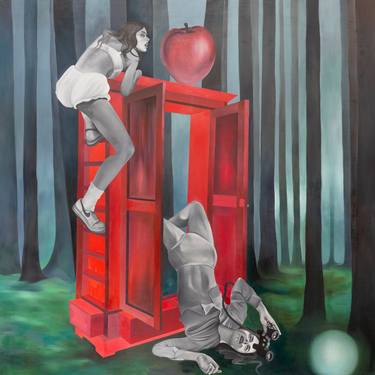 Original Figurative Women Painting by Irina Greciuhina