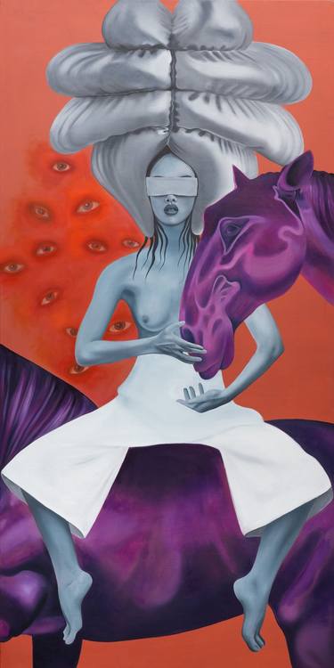 Original Figurative Women Painting by Irina Greciuhina