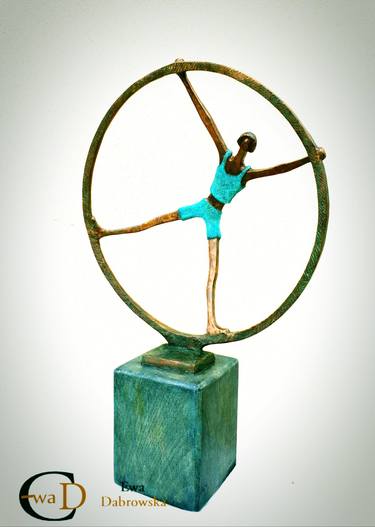 Original Men Sculpture by Ewa Dabrowska