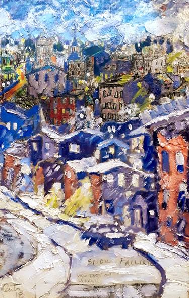Print of Cities Paintings by Jonathan Carter