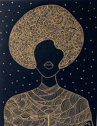 Gold and Lovely - Afro image