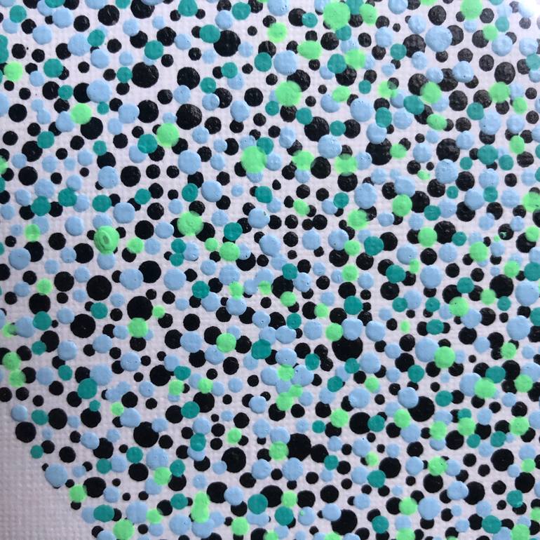 Original Abstract Geometric Painting by Daphné Essiet