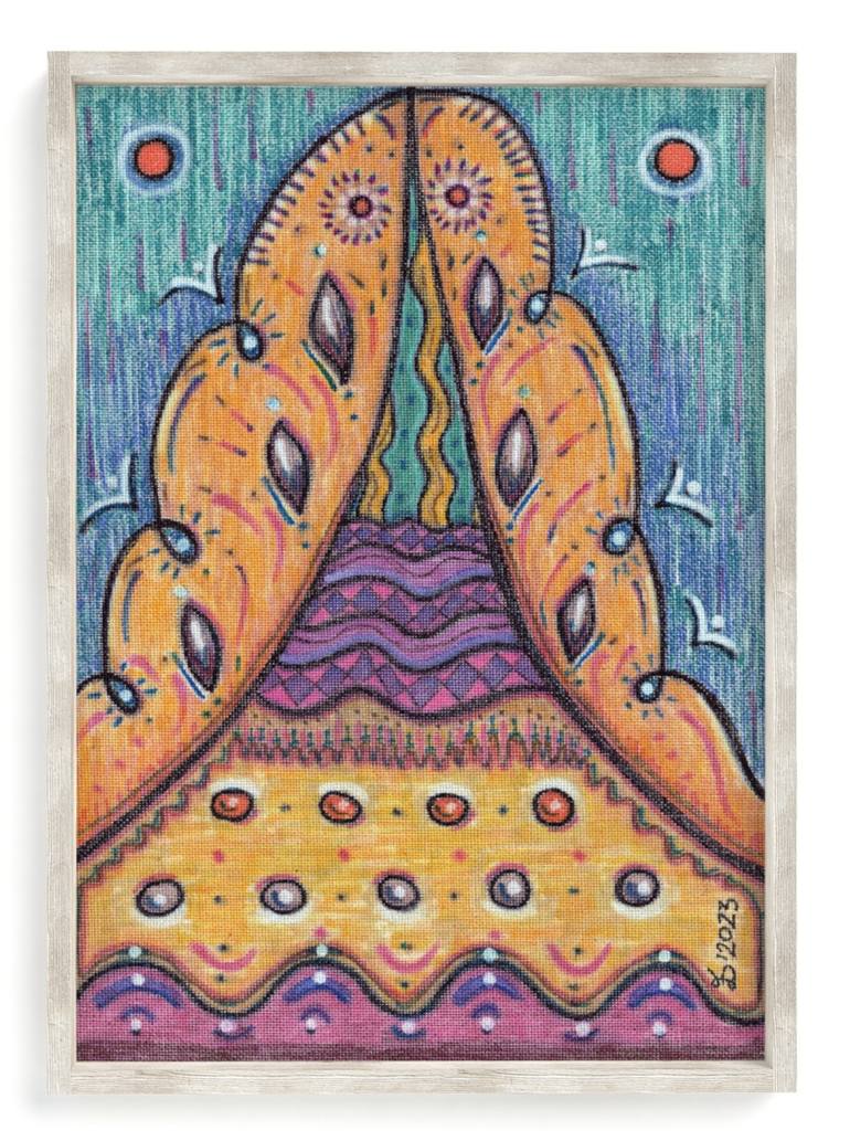 Original Contemporary Abstract Painting by Ewa Dura