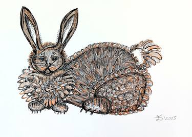 Print of Animal Drawings by Ewa Dura