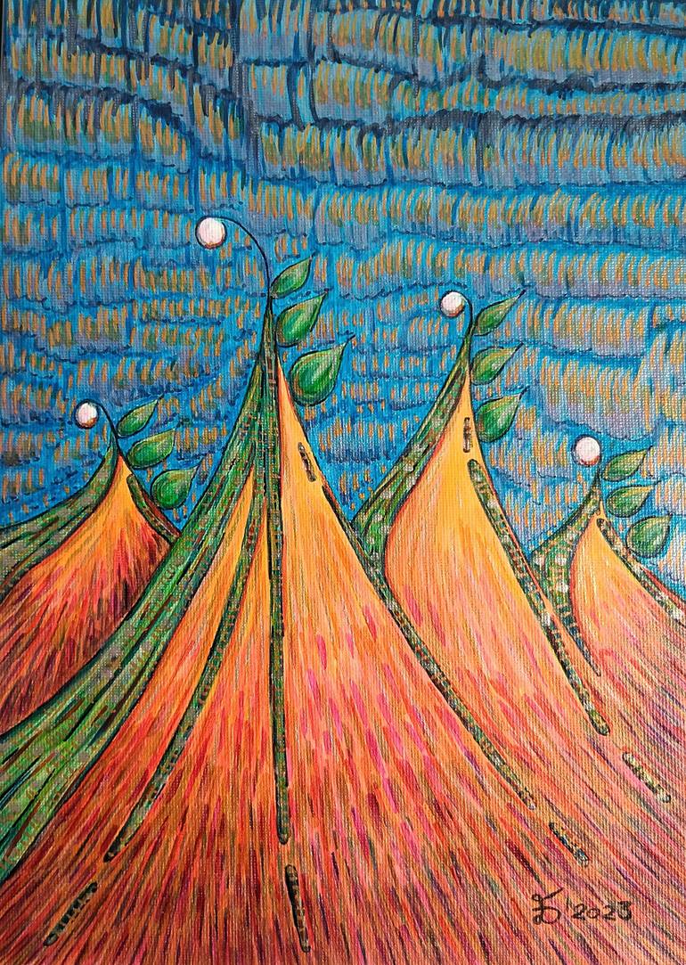Original Abstract Other Painting by Ewa Dura