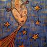 Starman. Original painting by Ewa Dura.