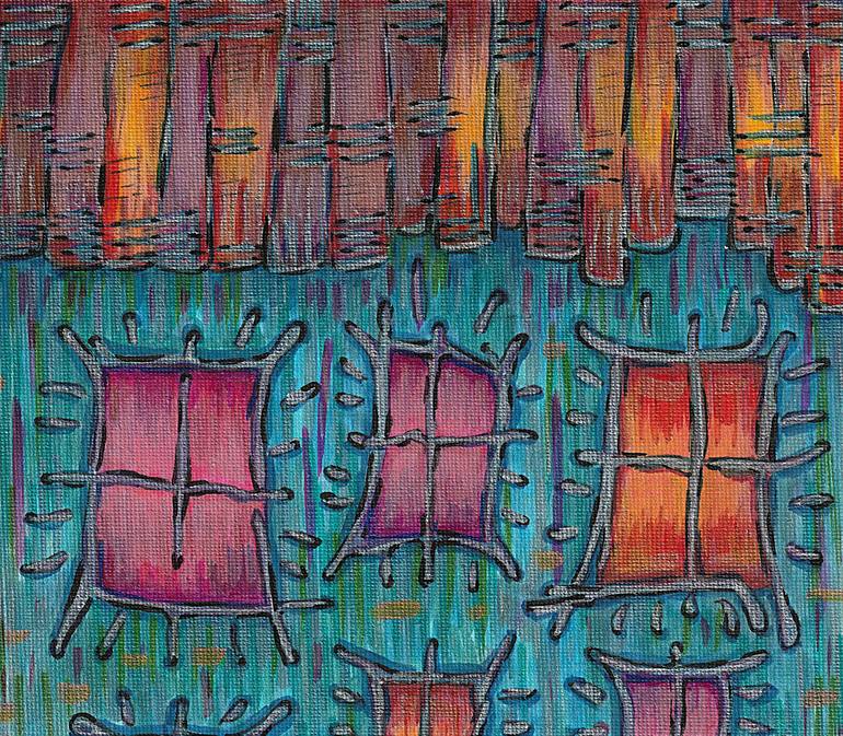Original Contemporary Architecture Painting by Ewa Dura