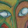 Hypnosis. Original painting by Ewa Dura.