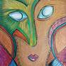 Hypnosis. Original painting by Ewa Dura.