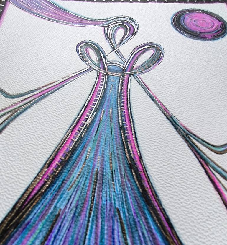 Original Expressionism Abstract Drawing by Ewa Dura