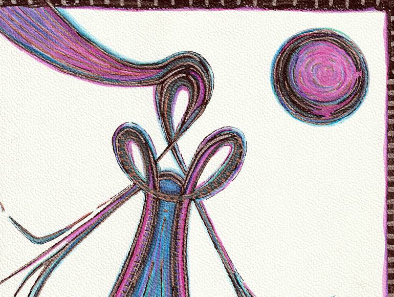 Original Expressionism Abstract Drawing by Ewa Dura
