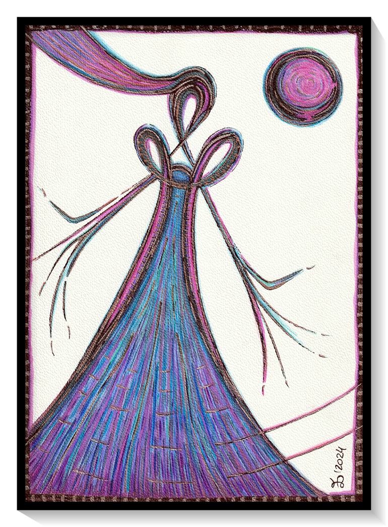 Original Expressionism Abstract Drawing by Ewa Dura