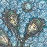 Past. Original painting by Ewa Dura.