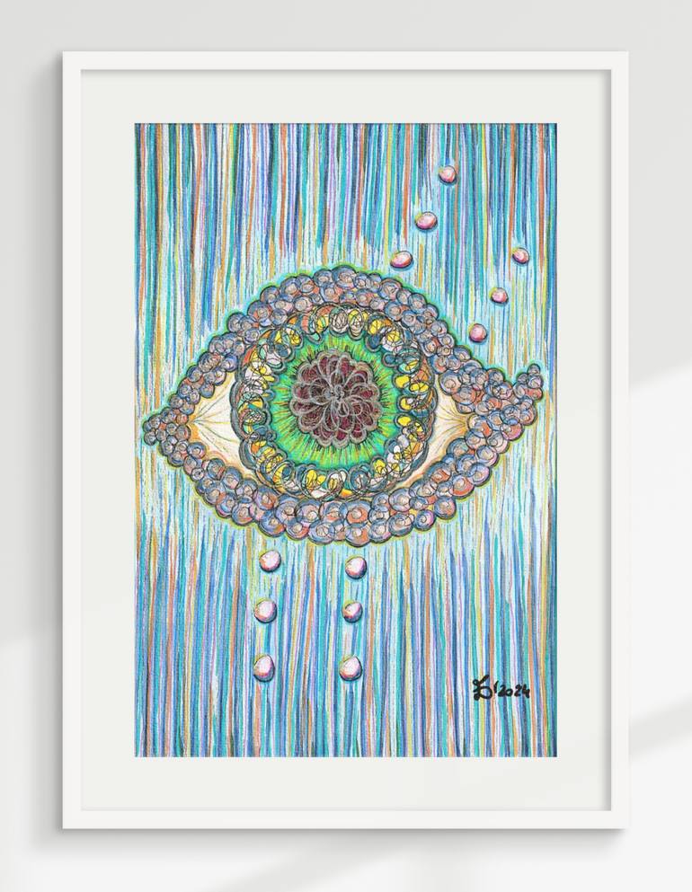 Original Surrealism Abstract Painting by Ewa Dura
