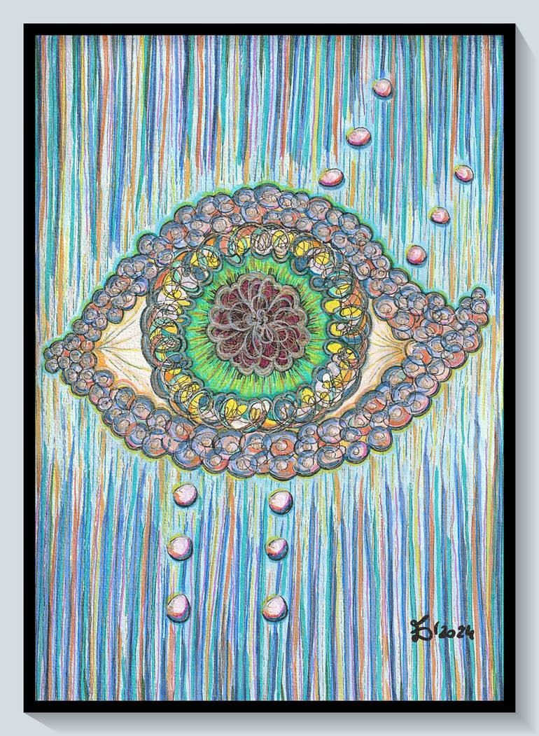 Original Surrealism Abstract Painting by Ewa Dura