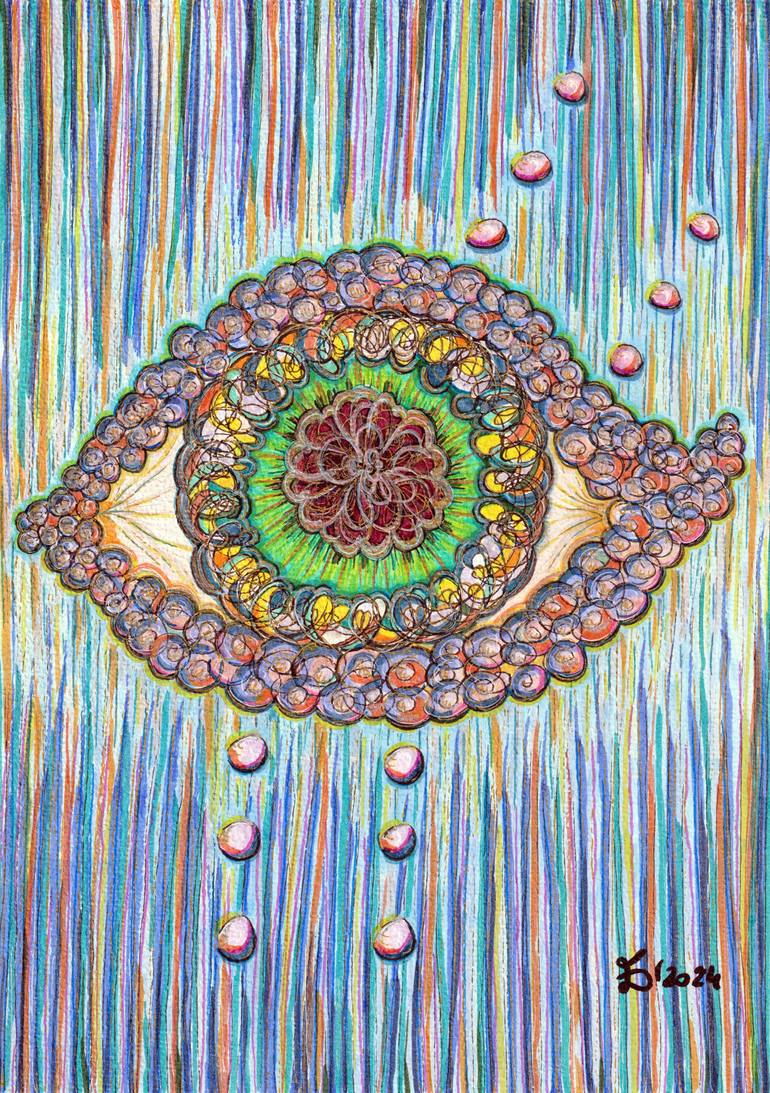 Original Surrealism Abstract Painting by Ewa Dura