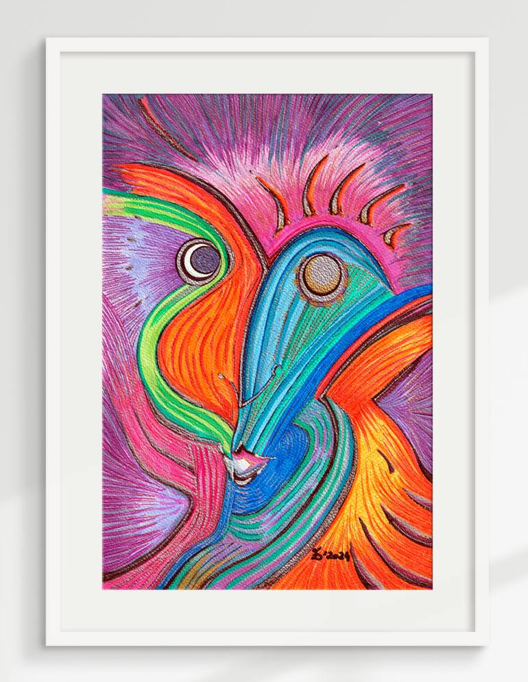 Original Expressionism Abstract Drawing by Ewa Dura