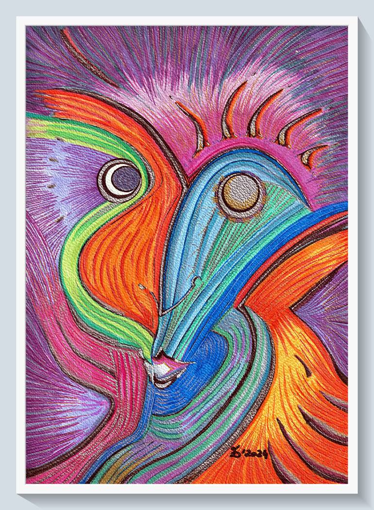 Original Expressionism Abstract Drawing by Ewa Dura