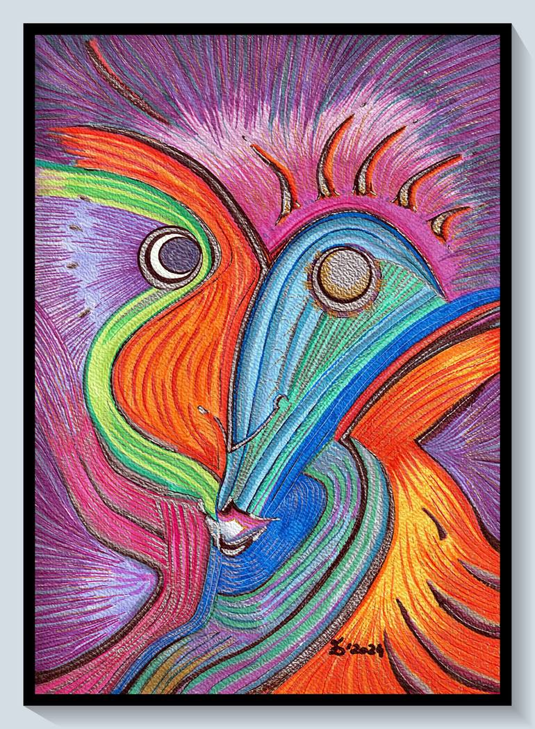 Original Expressionism Abstract Drawing by Ewa Dura