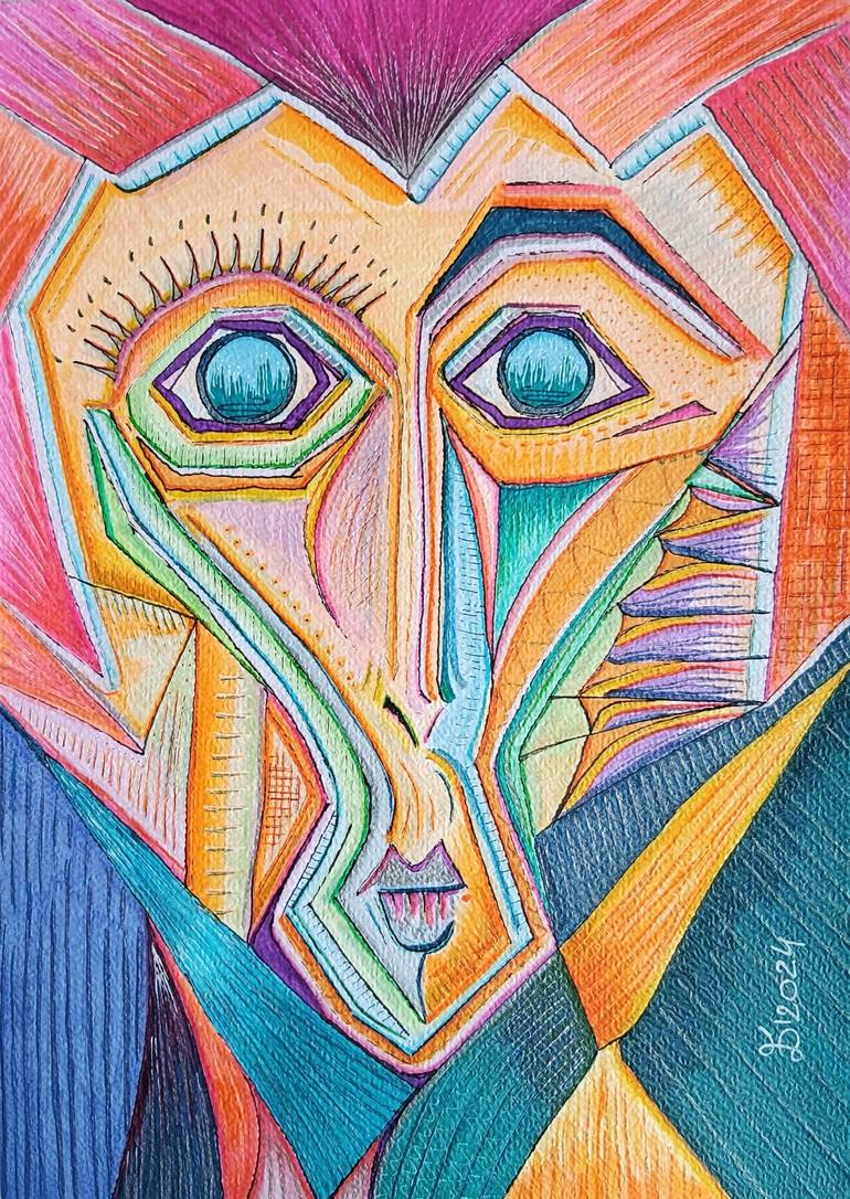 Original Expressionism Abstract Painting by Ewa Dura