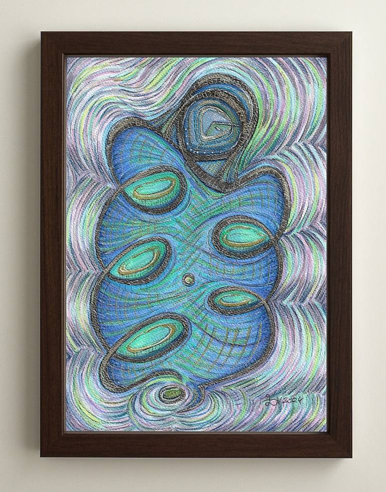Original Expressionism Abstract Drawing by Ewa Dura