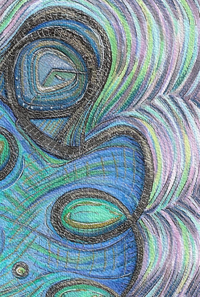 Original Expressionism Abstract Drawing by Ewa Dura