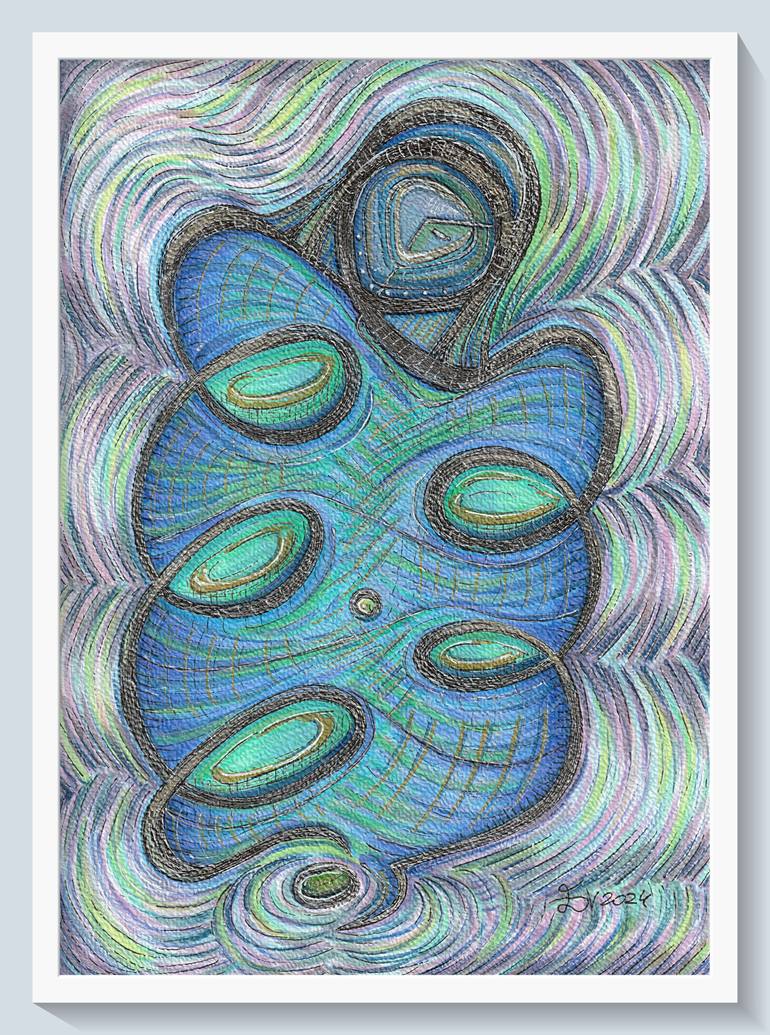 Original Expressionism Abstract Drawing by Ewa Dura