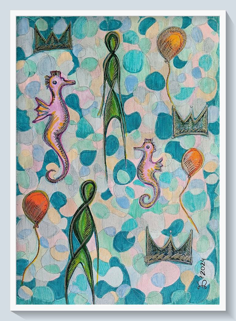 Original Contemporary Abstract Painting by Ewa Dura