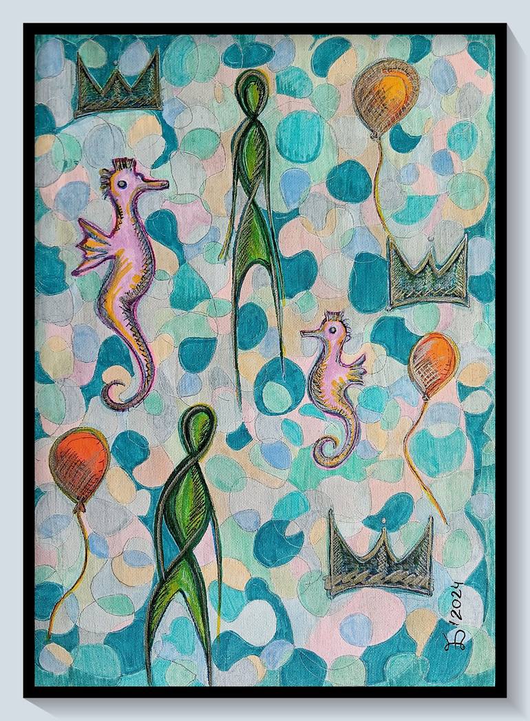 Original Contemporary Abstract Painting by Ewa Dura