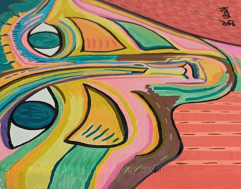 Original Expressionism Men Painting by Ewa Dura