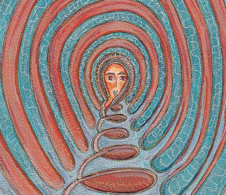 Original Surrealism Classical Mythology Drawing by Ewa Dura