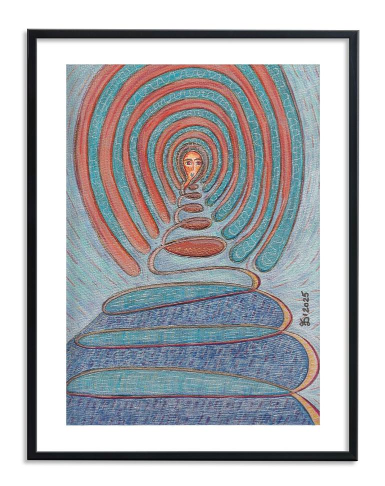 Original Surrealism Classical Mythology Drawing by Ewa Dura