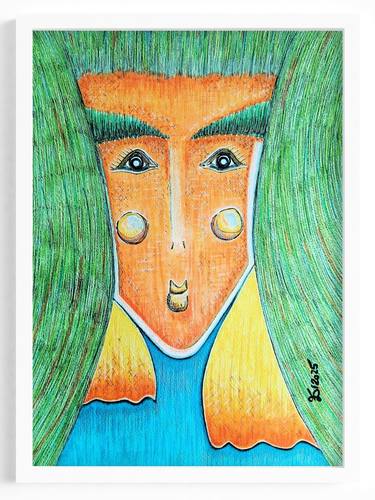 Original Contemporary Women Painting by Ewa Dura