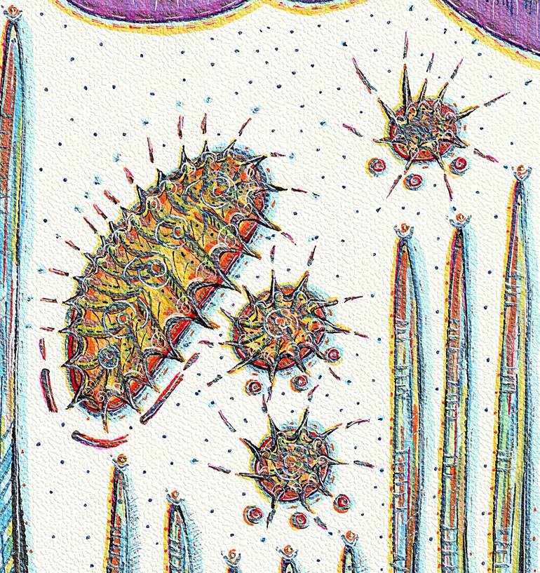 Original Expressionism Abstract Drawing by Ewa Dura