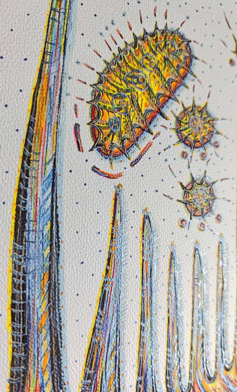Original Expressionism Abstract Drawing by Ewa Dura