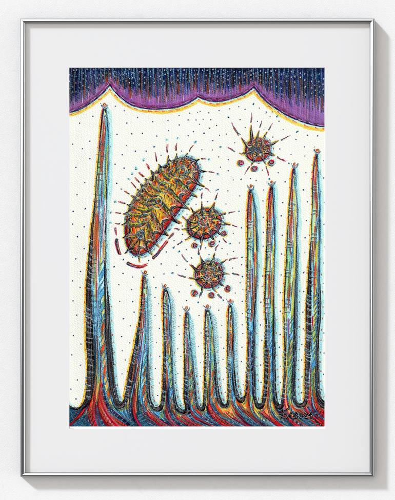 Original Expressionism Abstract Drawing by Ewa Dura