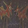 The Birds - The Stars. Drawing by Ewa Dura.