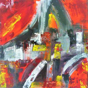 Original Abstract Expressionism Abstract Paintings by Heidrun Edsperger